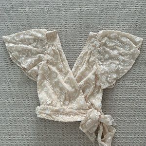 House of Harlow 1960 x Revolve floral boho blouse